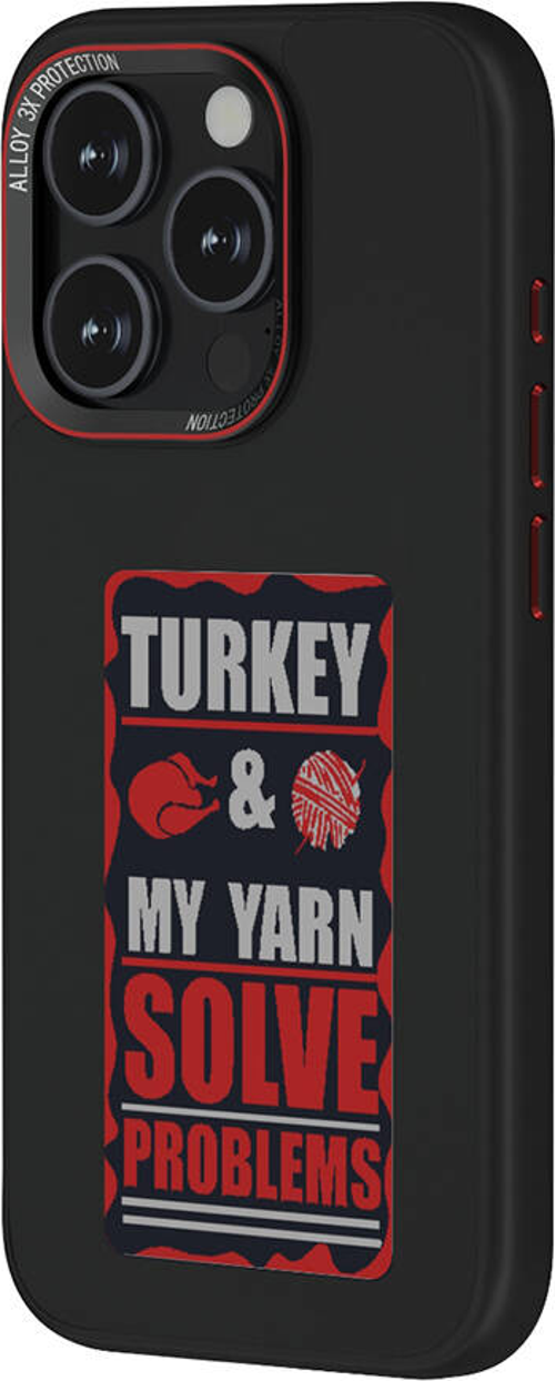 iPhone 15 Pro Max Uyumlu Fuchsia NFC Turkey Akıllı Arka Kapak