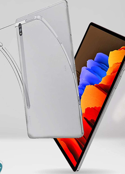 Samsung Galaxy T220 Tab A7 Lite 8.7 inç Uyumlu Anti Şeffaf  Silikon Kılıf