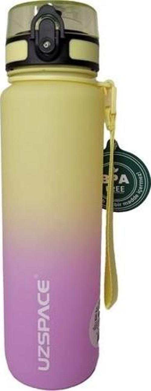 Uzspace Tritan Su Matarası 1000ml Vgn3038 Yellov Viyolet