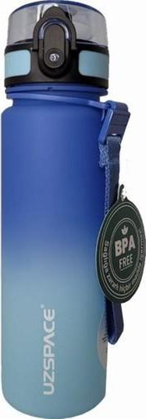 Uzspace Tritan Su Matarası 500ML VGN3026 Dark Blue Light Blue