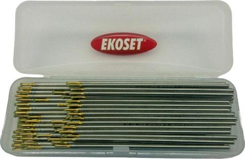 Gümüş Metal Deri Kalemi 100lü Paket