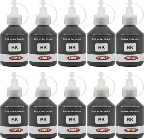 Brother MFC T800w T810w T910w uyumlu Siyah Mürekkep 100ml 10 adet