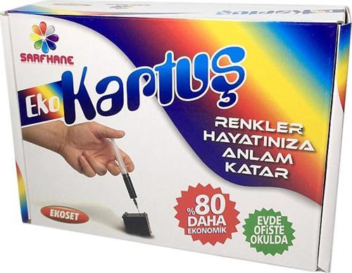 Canon E414 PG46 CL56 Yazıcı Uyumlu Kartuş dolum seti 4 Renk Siyah ve Renkli