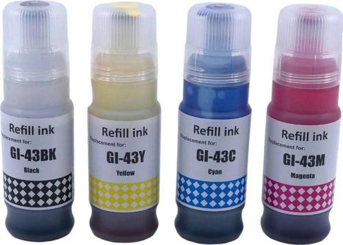 Canon G540 G640 GI-43 4 Renk Muadil Mürekkep