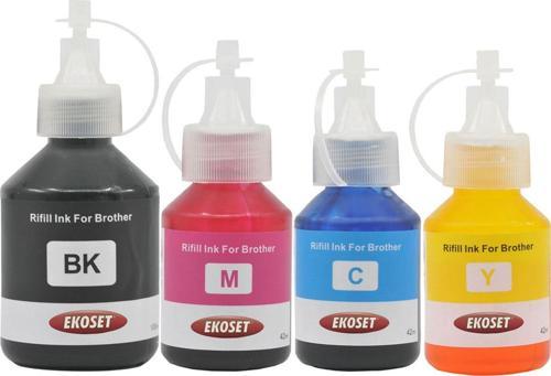 Brother DCP-T220 DCP-T420W Uyumlu 4 Renk Muadil Mürekkep