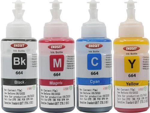 Epson EcoTank L3060 Uyumlu 4 renk Muadil Mürekkep