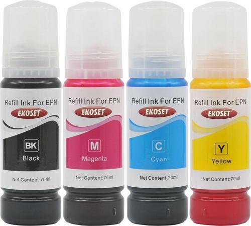 Epson EcoTank L3150 Muadil Mürekkep 4 renk 103 serisi