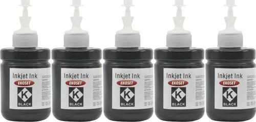 Epson Workforce M100 M105 M200 Uyumlu Muadil Mürekkep 140ml 5'li set