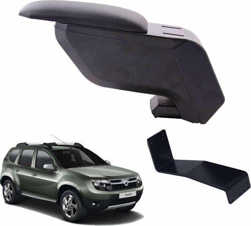 Dacia Duster 2011 Delmesiz Çelik Ayaklı Siyah Kolçak Kol Dayama