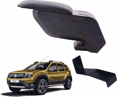 Dacia Duster 2015 Delmesiz Çelik Ayaklı Siyah Kolçak Kol Dayama
