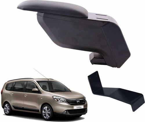 Dacia Lodgy 2021 Delmesiz Çelik Ayaklı Siyah Kolçak Kol Dayama