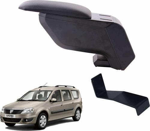 Dacia Logan MCV 2007 Delmesiz Çelik Ayaklı Siyah Kolçak Kol Dayama