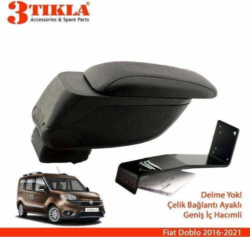 Fiat Doblo 2016-2021 Geniş Hacimli  Delmesiz Çelik Ayaklı  Kolçak Kol Dayama