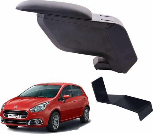 Fiat Punto 2018 Delmesiz Çelik Ayaklı Siyah Kolçak Kol Dayama
