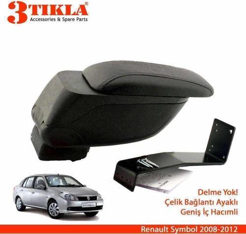 Renault Symbol 2008-2012 Geniş Hacimli  Delmesiz Çelik Ayaklı  Kolçak Kol Dayama