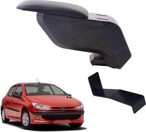 Peugeot 206 2013 Delmesiz Çelik Ayaklı Siyah Kolçak Kol Dayama