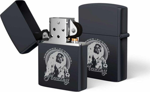 Bob Marley Tasarımlı Benzinli Metal Çakmak