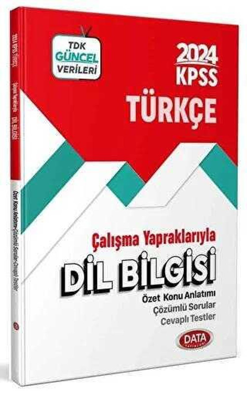 KPSS DİL BİLGİSİ ÇALIŞMA YAPRAKLARI 2024 - DATA