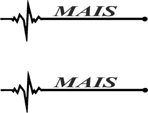 Nabız Ritm Oto Cam Sticker Mais 15 x 4 cm