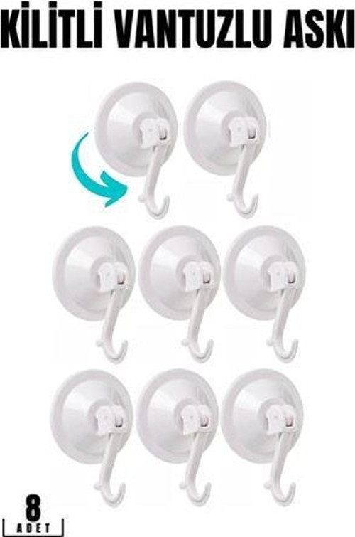 Vantuzlu Askı 5.5 cm 8 li Paket 718726