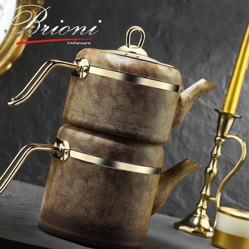 Royal Stone Çaydanlık Takımı - Kaplangözü/Altın