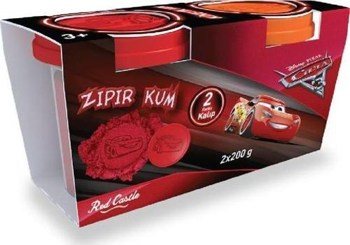 Disney Cars3 Zıpır Kum 2X200 g-Red Castle ZKT-02