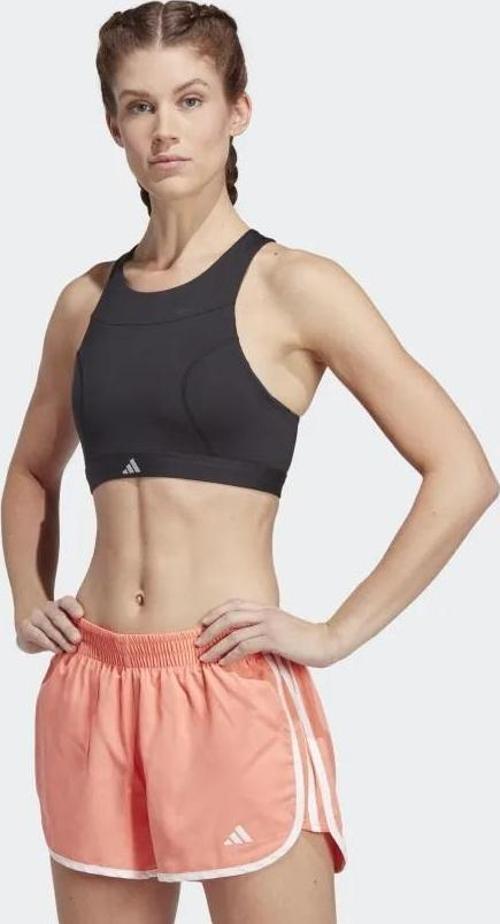 HS7258 Run Training Kadın Siyah Sporcu Sütyeni