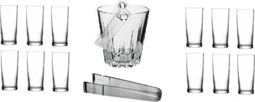 rakı bardak ve 14 prç. rakı bardağı ve buz kovası seti