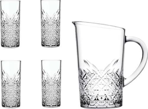 timeless rakı bardak - 5 li özel seri sürahili rakı bardağı