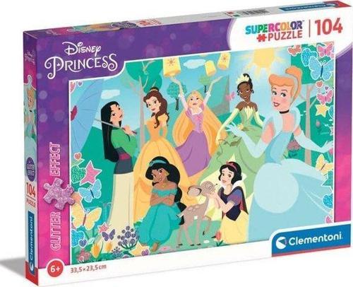 104 Parça Glitter Puzzle Princess 20346