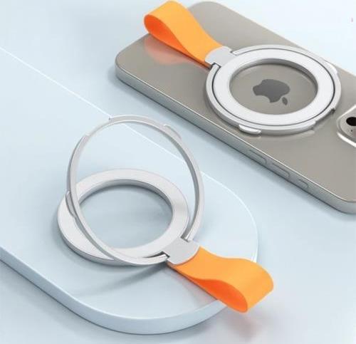 Metal Magsafe Uyumlu Telefon Yüzük Tutucu Masaüstü Telefon Standı Telefon Arkası Stand