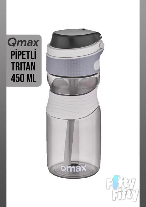 Pipetli  450ml Tritan Su Matarası