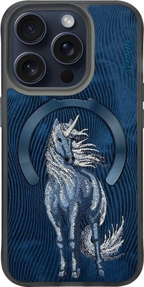 Nimmy Iphone 15 Unicorn Magsafe Kılıf Mavi
