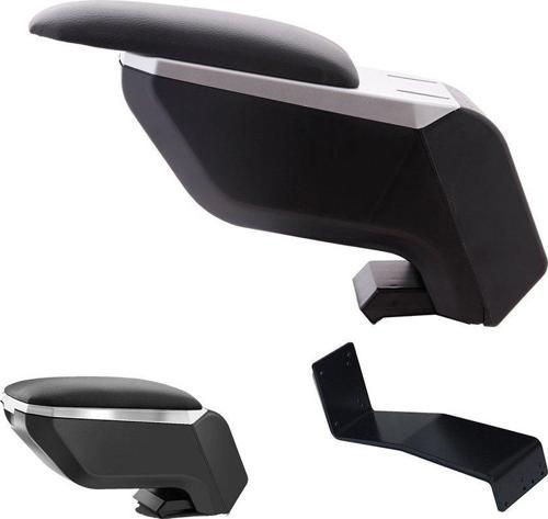 Fiat Punto Evo 2013 Delmesiz Çelik Ayaklı Gri-Siyah Kolçak Kol Dayama