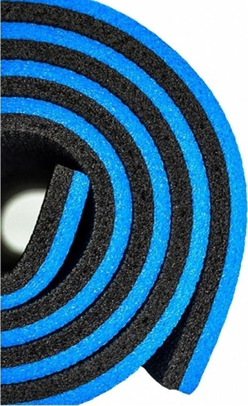Yıldız 16 Mm En Kalın Egzersiz Pilates Minderi Kamp Yoga Mat Çift Taraflı 180X60 Mavi-Siyah