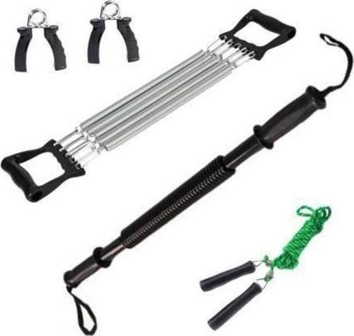 5 Li Vücut Egzersiz Set Göğüs Yay Bükbük El Yayı Vücut Geliştirme Seti 5 Ürün Kas Geliştirme Seti