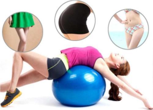 Plates Topu 65 Cm Fitilli Pilates Topu Denge Yoga Spor Egzersiz Top Jimnastik Fitness + Pompa Hediye