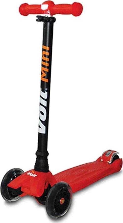 218 3 Tekerlekli Işıklı Çocuk Scooter Kırmızı 8VOY218/021