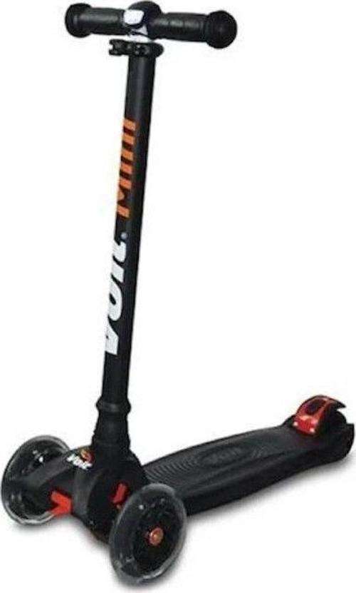 218 3 Tekerlekli Işıklı Çocuk Scooter Siyah 8VOY218/052