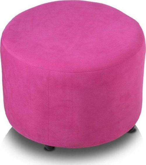 Circle Pembe Kumaş puf ofis koltuk