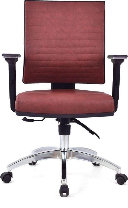 Riva Bordo Krom Çalışma Koltuğu Ofis Koltuğu