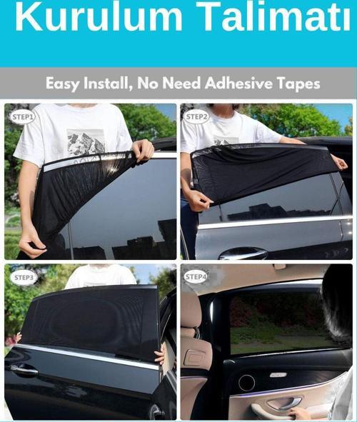 Lada Samara 1997 - 2013 Hatchback Uyumlu Yan Cam Güneşliği Ön veya Arka