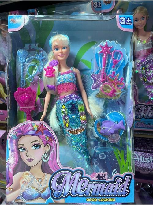 Aksesuarlı Deniz Kızı Bebek 29 Cm
