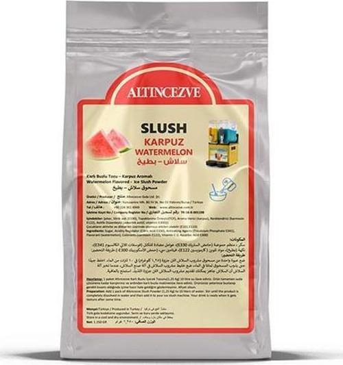 Ice Slush Karlı Buzlu Karlama Tozu | Karpuz 1.250 Gr - 10 L