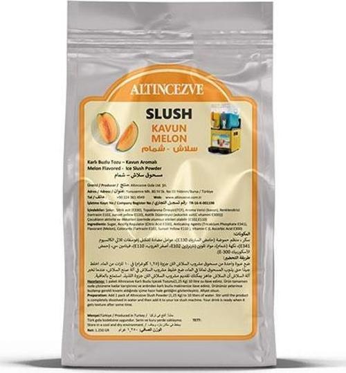 Ice Slush Karlı Buzlu Karlama Tozu | Kavun 1.250 Gr - 10 L