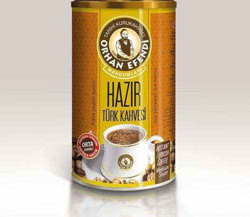 Orhan Efendi Hazır Türk Kahvesi Orta (Orta Şekerli) Teneke 500 Gr