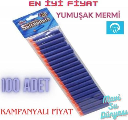 Yumuşak Sünger Mermi 100 lü