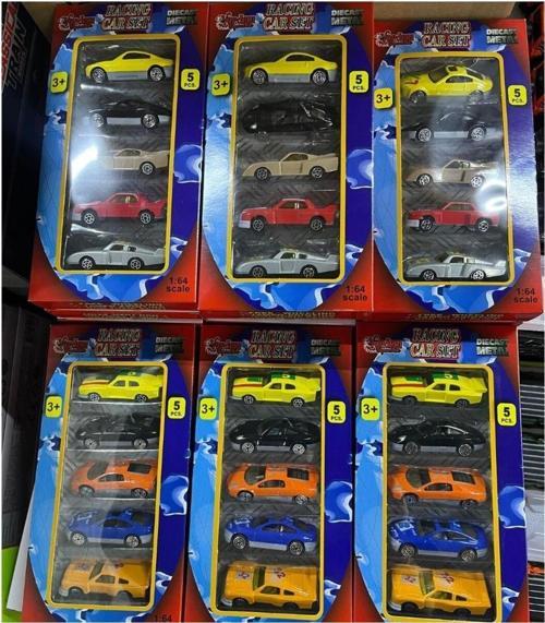 Küçük 5 li Arabalar Seti