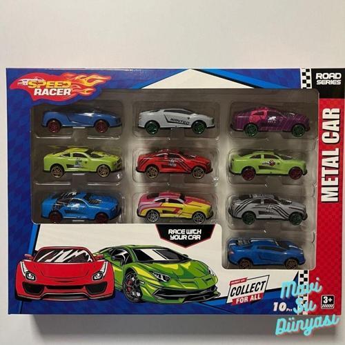 Speed Racer 10 Lu Yarış Araba Seti