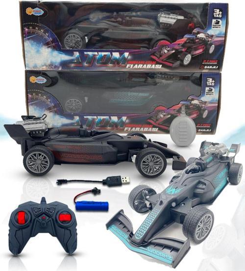Uzaktan Kumandalı Atom Şarzlı Araba 1:16 Gri Renk